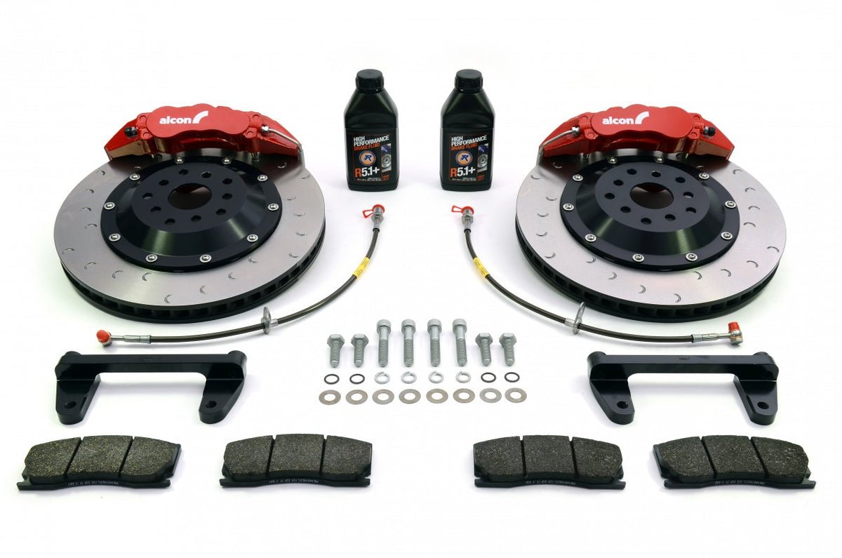 RCM Alcon 6 pot front brake kit red 365mm - Slowboy Racing